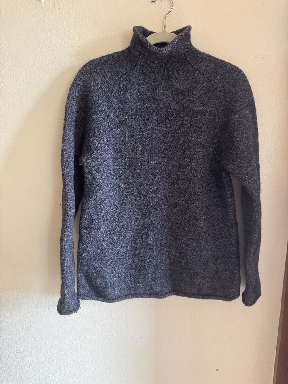 J. Crew 100% Wool Roll Neck Sweater - Grey